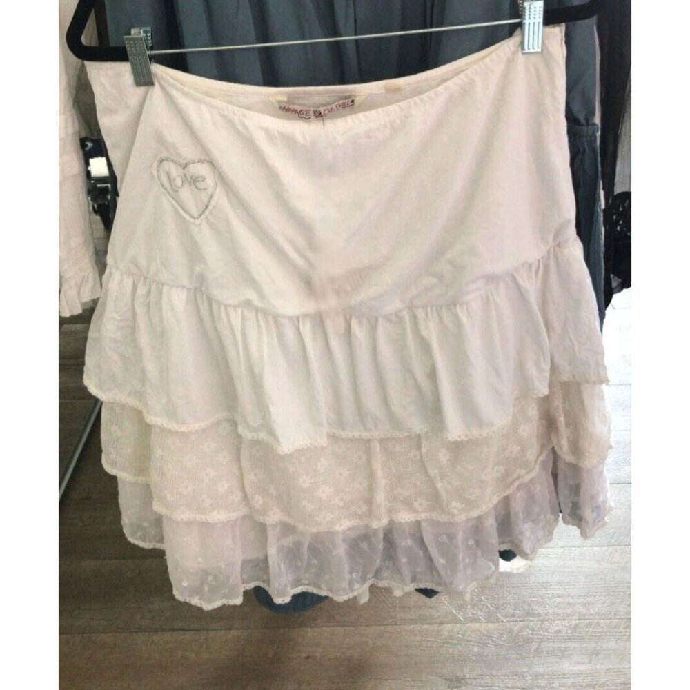Savage Culture Eyelet Lace Mini Skirt XL